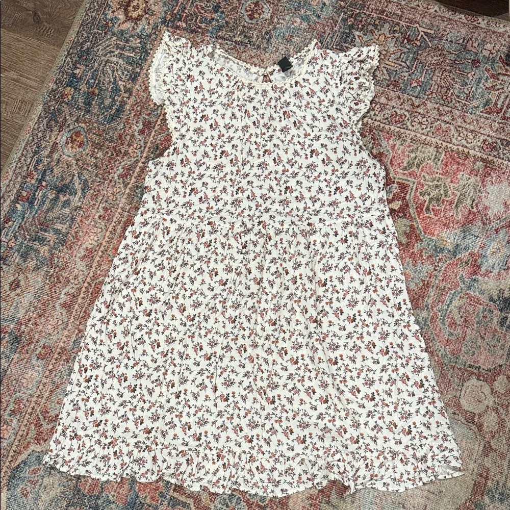 Wild Fable White Floral Kids Dress